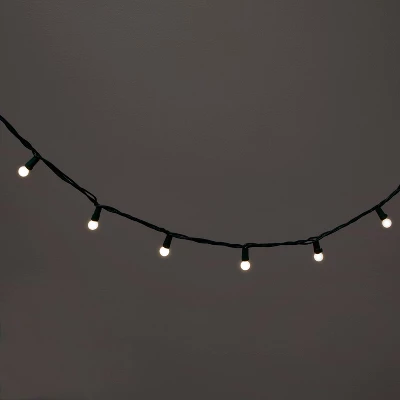 50ct LED Smooth Sphere Christmas String Lights With Green Wire - Wondershop™ 6 50ct LED Smooth Sphere Christmas String Lights With Green Wire - Wondershop™ - Image 6