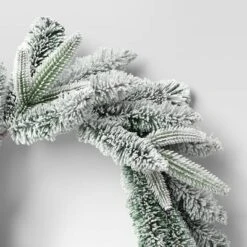 20" Flocked Pine Artificial Christmas Wreath - Wondershop™ -Wondershop GUEST 9e1aee74 625e 4bfd 8efe 01a1a81da385
