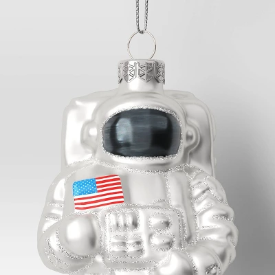 Christmas Glass Astronaut Ornament - Wondershop™ 2 Christmas Glass Astronaut Ornament - Wondershop™ - Image 2