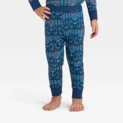 Toddler Hanukkah Ribbed Long Sleeve Shirt And Pants Holiday Matching Family Pajama Set - Wondershop™ Blue -Wondershop GUEST a21ec597 91ea 4885 bc35 a67046e352f8