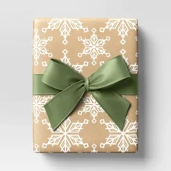 36' Christmas Modern Heritage Premium Ribbon Green Satin - Wondershop™