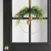 Christmas Hoop Wreath With Gold Bells - Wondershop™