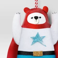 5.25" Christmas Fabric Superhero Ornament Polar Bear - Wondershop™ 3 5.25" Christmas Fabric Superhero Ornament Polar Bear - Wondershop™ -Wondershop GUEST abab7b43 837a 4075 8321 0620ed7068aa