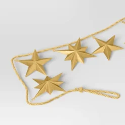 72" Christmas Gold Star Garland - Wondershop™ 3 72" Christmas Gold Star Garland - Wondershop™ -Wondershop GUEST af2a529b 7bf2 42a4 9aaf 456b5191097d