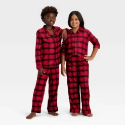 Kids' Plaid Long Sleeve Shirt And Pants Holiday Matching Family Pajama Set - Wondershop™ Red/Black 9 Kids' Plaid Long Sleeve Shirt And Pants Holiday Matching Family Pajama Set - Wondershop™ Red/Black -Wondershop GUEST b4b78934 020c 4302 834a 52c912929d63