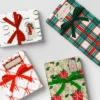70ct Christmas Modern Heritage Peel And Stick Gift Tags - Wondershop™
