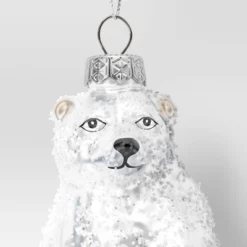 Christmas Glass Polar Bear Ornament - Wondershop™ 3 Christmas Glass Polar Bear Ornament - Wondershop™ -Wondershop GUEST ba27a6fb 16ff 47fb b0a7 6b0475a3f65f