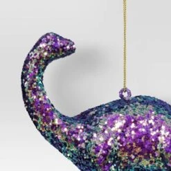 5" Christmas Plastic Chunky Glitter Dinosaur Ornament Purple - Wondershop™ 3 5" Christmas Plastic Chunky Glitter Dinosaur Ornament Purple - Wondershop™ -Wondershop GUEST c052895d f11a 4976 8ab3 cb63c14145f2
