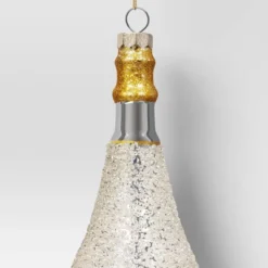 Christmas Glassed Beaded Champagne Bottle Ornament - Wondershop™ 3 Christmas Glassed Beaded Champagne Bottle Ornament - Wondershop™ -Wondershop GUEST c07d6967 e360 4b03 b599 c7ef7b6ee6a2