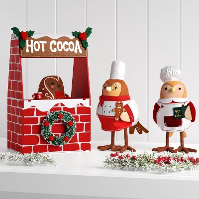 Christmas Featherly Friends Hot Cocoa Stand Decor - Wondershop™ 1 Christmas Featherly Friends Hot Cocoa Stand Decor - Wondershop™