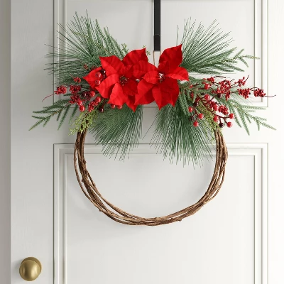 13.5" Christmas Metal Wreath Hanger Black - Wondershop™ 1 13.5" Christmas Metal Wreath Hanger Black - Wondershop™