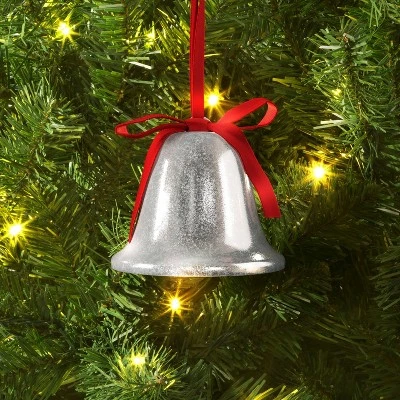 Christmas Metal Bell Ornament Silver - Wondershop™ 1 Christmas Metal Bell Ornament Silver - Wondershop™
