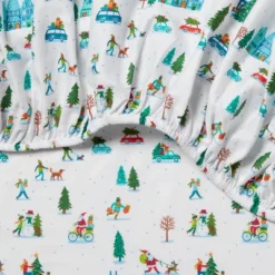 Christmas Cotton Sateen Sheet Set - Wondershop™ -Wondershop GUEST c9b6c1bd 7158 4538 b944 6bda1487485c