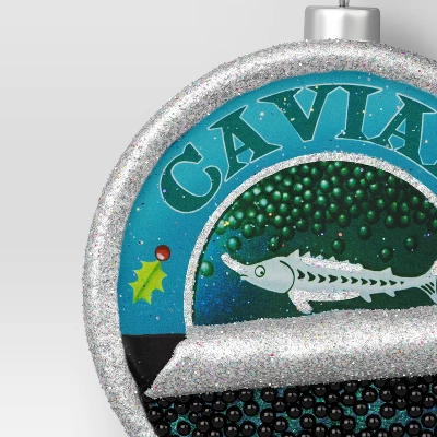 Christmas Glass Caviar Ornament - Wondershop™ 2 Christmas Glass Caviar Ornament - Wondershop™ - Image 2