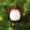 Christmas Felted Wool Penguin Ornament With Earmuffs - Wondershop™