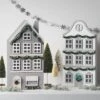 Christmas Lit Mantle House Silver - Wondershop™