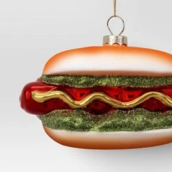 Christmas Glass Hotdog Ornament - Wondershop™ 3 Christmas Glass Hotdog Ornament - Wondershop™ -Wondershop GUEST d27c9c3c 184b 4e2e a582 5bb2e0187820