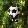 Christmas Embroidered Face Soccer Ornament - Wondershop™