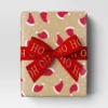 40" 220 Sq Ft Christmas Roll Wrap Santa Hats On Kraft - Wondershop™