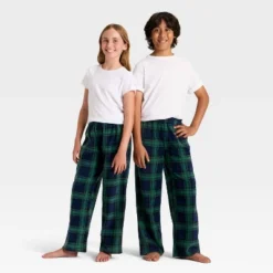 Kids' Plaid Microfleece Holiday Matching Family Pajama Pants - Wondershop™ Navy Blue 7 Kids' Plaid Microfleece Holiday Matching Family Pajama Pants - Wondershop™ Navy Blue -Wondershop GUEST d72c6ee6 8956 4b59 98e4 e9da13be077d