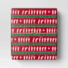 30" 50 Sq Ft Christmas Roll Wrap American Sign Language On Red - Wondershop™