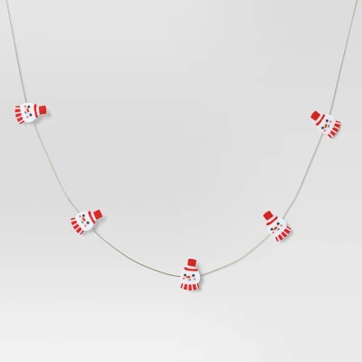 20ct LED Battery Operated Snowman Dew Drop Lights Warm White With Silver Wire - Wondershop™ 2 20ct LED Battery Operated Snowman Dew Drop Lights Warm White With Silver Wire - Wondershop™ - Image 2