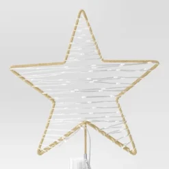 12.25" Lit-Led Champagne Star Twinkle Warm White Dewdrops Christmas Tree Topper - Wondershop™ 5 12.25" Lit-Led Champagne Star Twinkle Warm White Dewdrops Christmas Tree Topper - Wondershop™ -Wondershop GUEST dbe4e4d2 536e 40ff 96f8 e6a56bf0c763