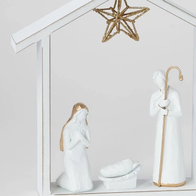 7pc Decorative Nativity Set White - Wondershop™ 2 7pc Decorative Nativity Set White - Wondershop™ - Image 2