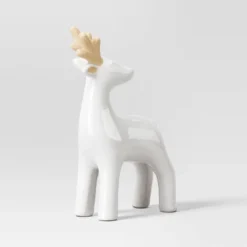3ct Christmas Ceramic Deer Decor Set White- Wondershop™ -Wondershop GUEST e51a128e 3d04 445b 964a c1243d65e721