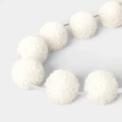 72" Christmas All White Poms Garland Ivory - Wondershop™ 3 72" Christmas All White Poms Garland Ivory - Wondershop™ -Wondershop GUEST e6c95e4e 7e03 4c4a 8a4f d937f8e089fe