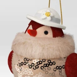 Christmas Featherly Friends Ornament White Hat - Wondershop™ -Wondershop GUEST e8adef97 4667 4f39 ae68 a0ed64aa1288