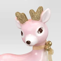 Christmas Ceramic Standing Pink Deer Decor - Wondershop™ -Wondershop GUEST ea35655e 7974 4b6f 94b8 5316bacb6cf9