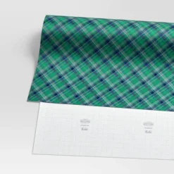 40" 125 Sq Ft Christmas Roll Wrap Green/Blue Plaid - Wondershop™ 3 40" 125 Sq Ft Christmas Roll Wrap Green/Blue Plaid - Wondershop™ -Wondershop GUEST ea48c0e7 8630 4a2d 86e5 7d9204a70b5f