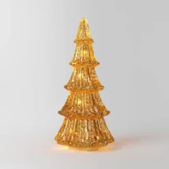 14" Christmas Mercury Lit Glass Tiered Tree Decor - Wondershop™ -Wondershop GUEST eca5c696 2446 4e90 bcd8 b589dd429706