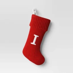 Knit Monogram Christmas Stocking Red - Wondershop™ -Wondershop GUEST f3f4a800 fc4f 4138 bf5a a8639adb5bca
