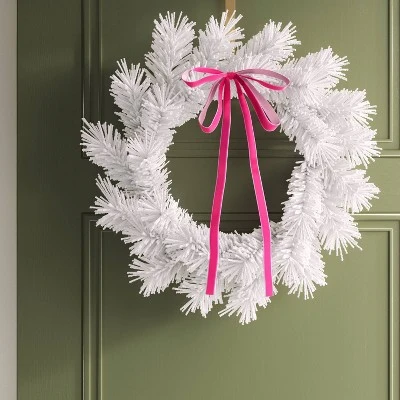 4ct Christmas Fabric Bows Hot Pink - Wondershop™ 1 4ct Christmas Fabric Bows Hot Pink - Wondershop™