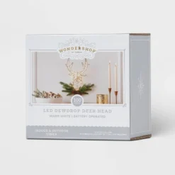 LED Dewdrop Deer Head With Faux Greenery Christmas Novelty Silhouette Light - Wondershop™ 5 LED Dewdrop Deer Head With Faux Greenery Christmas Novelty Silhouette Light - Wondershop™ -Wondershop GUEST f7e291ba 3e1f 4d7c 8b02 bd99d5a05ee0