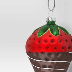 Christmas Glass Chocolate Dipped Strawberry Ornament - Wondershop™ 3 Christmas Glass Chocolate Dipped Strawberry Ornament - Wondershop™ -Wondershop GUEST ff896310 46d2 41d1 88a3 357cdb6af2de